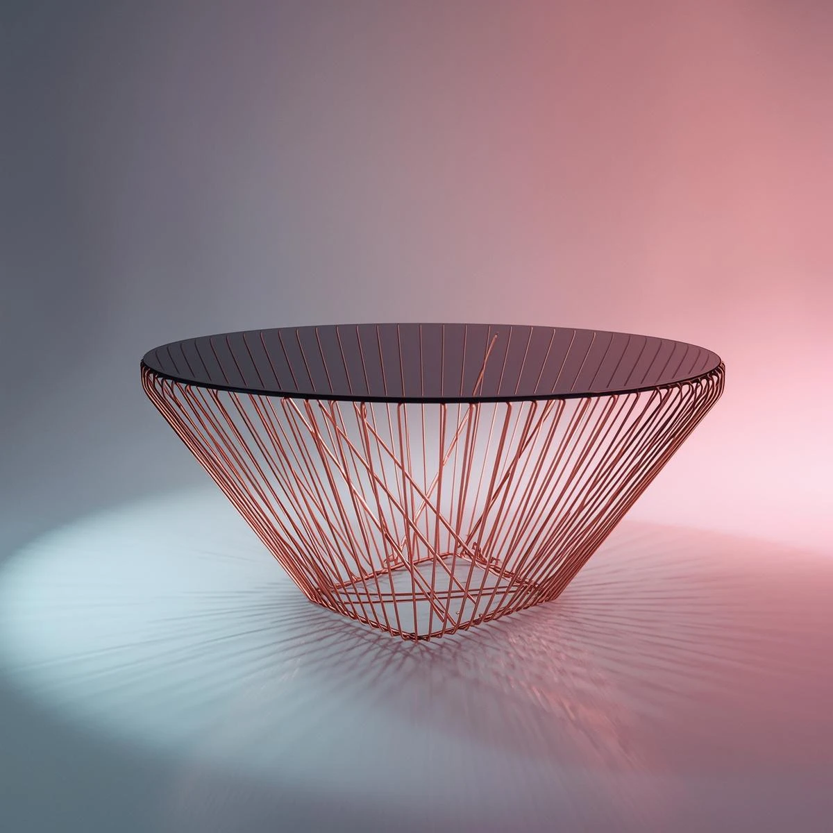 geometric wire table