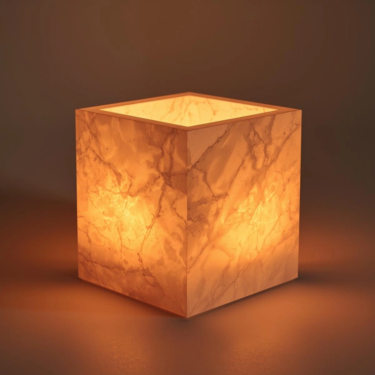 hearth cube candle holder