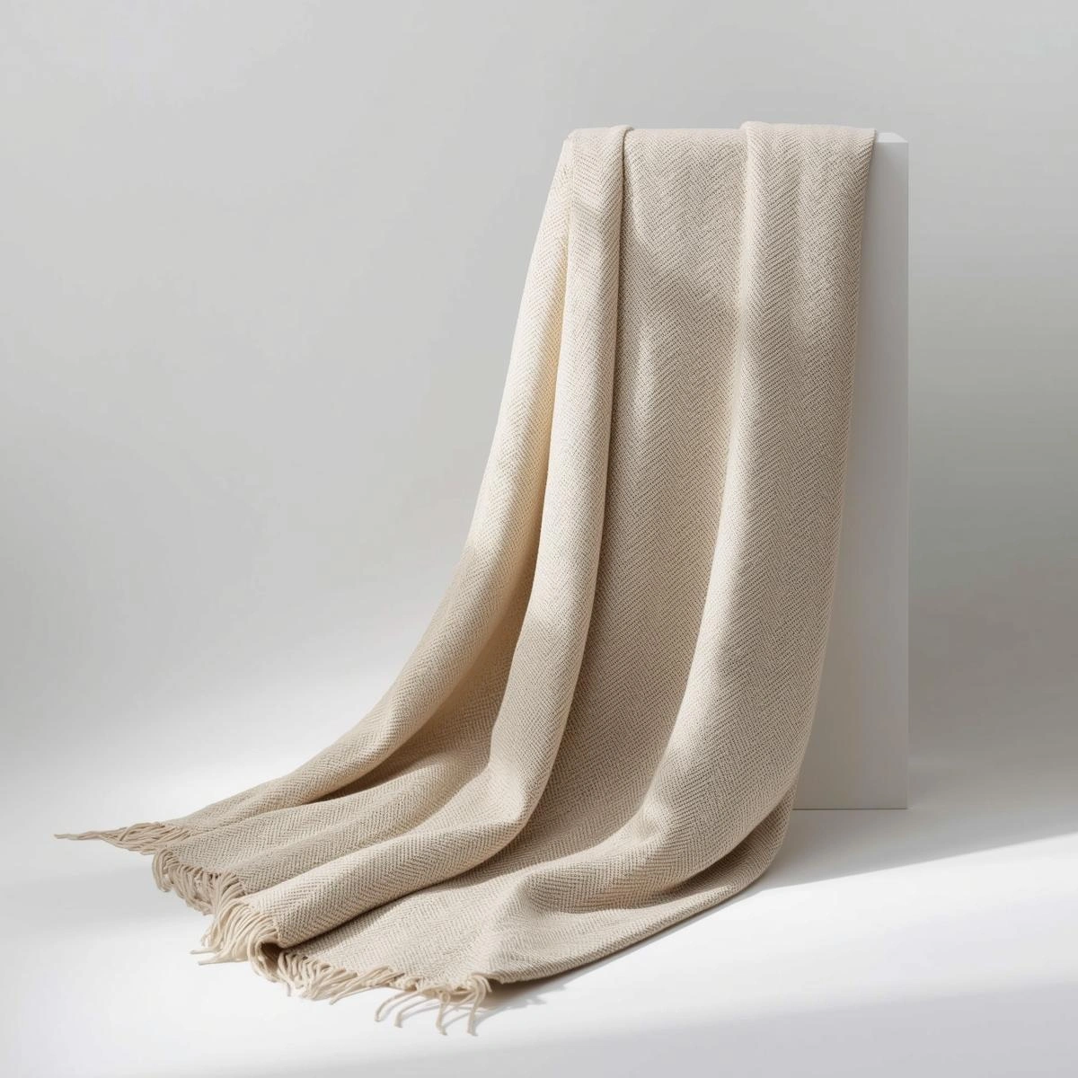 Herringbone Cotton Throw