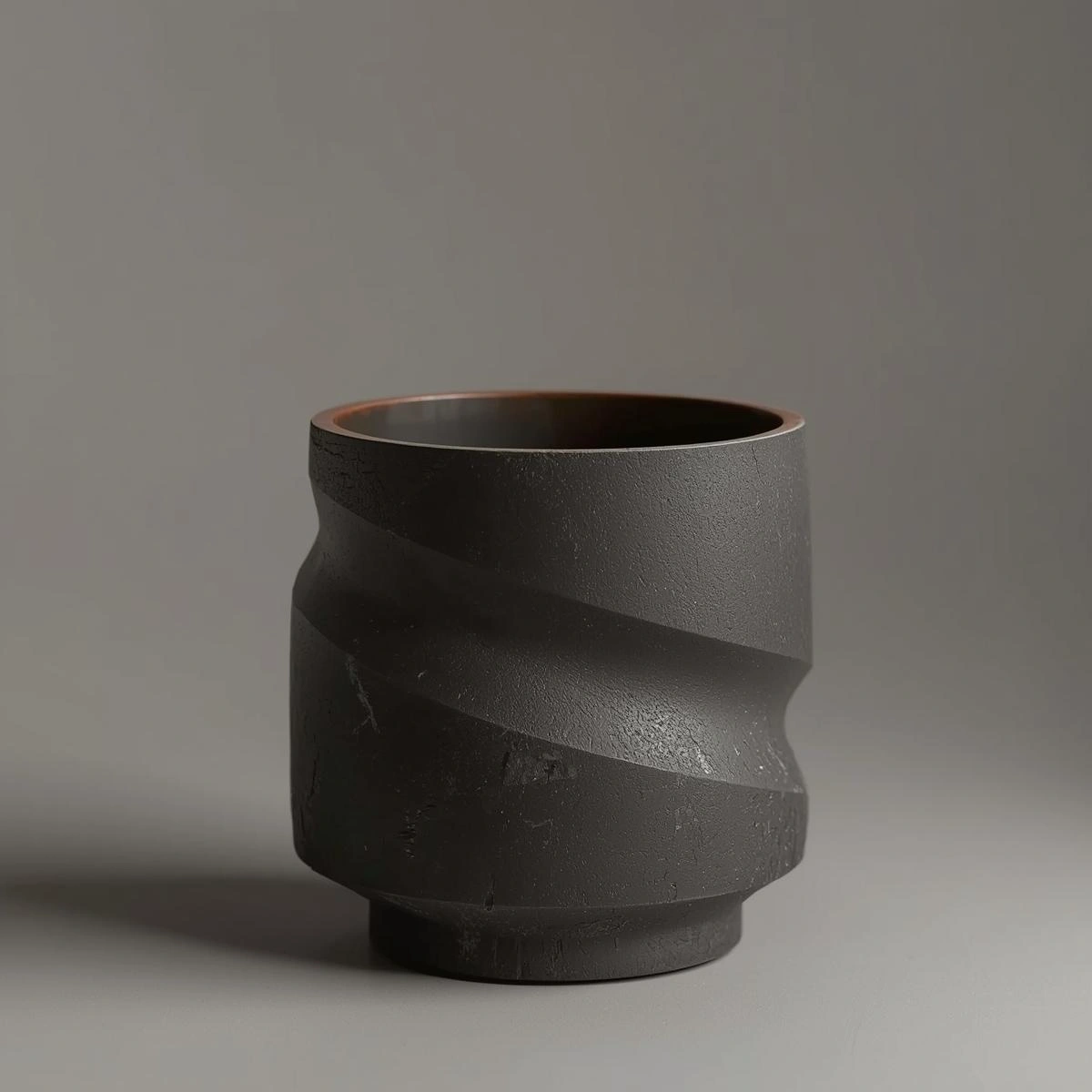 cinder candle holder