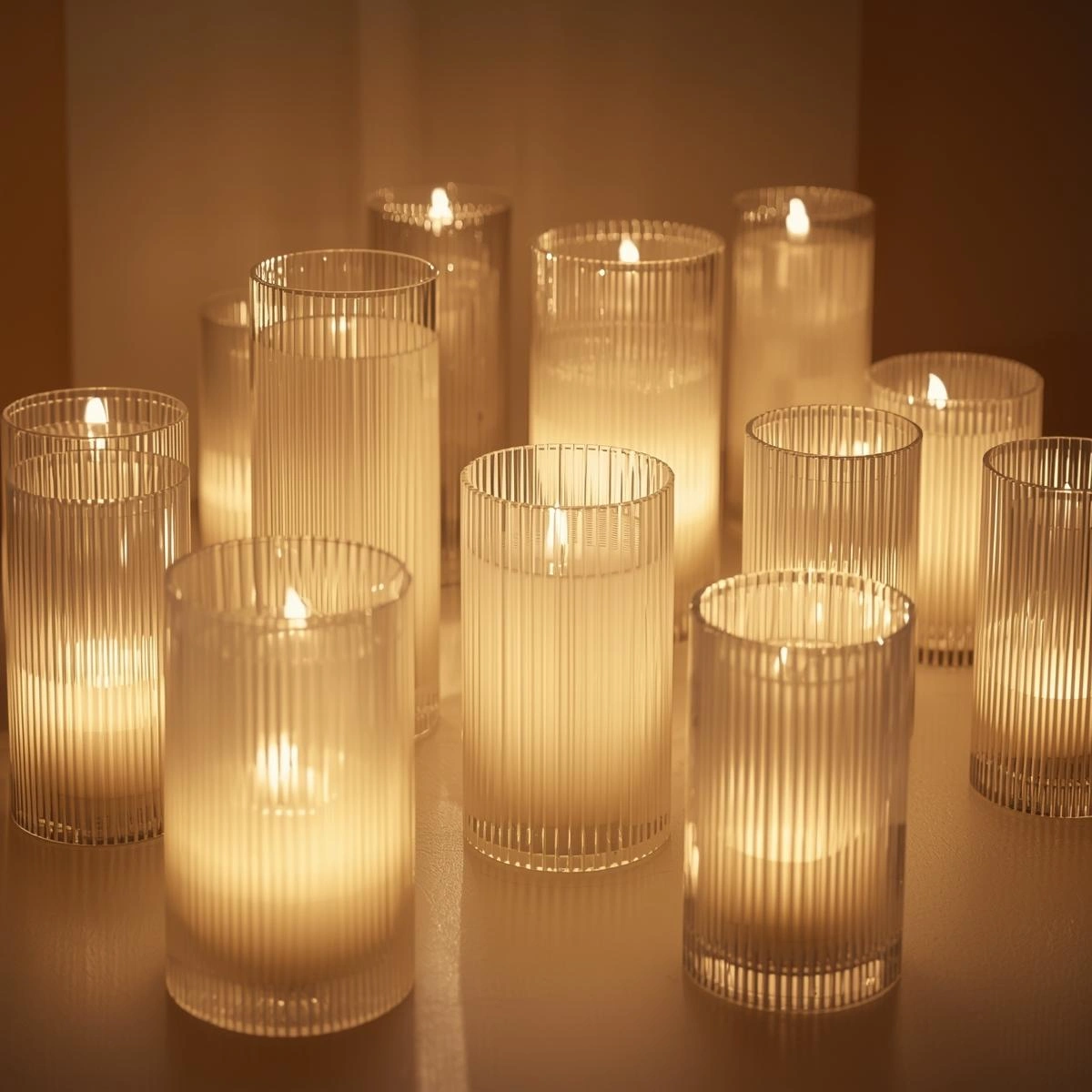 luminary set candle holders