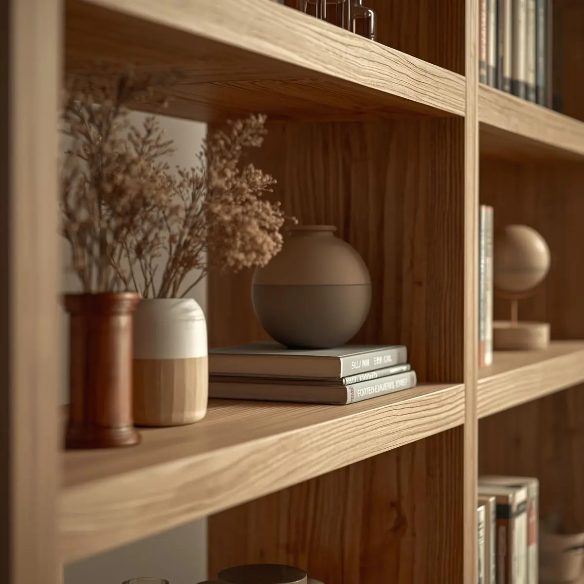 Minimalist Oak Shelf