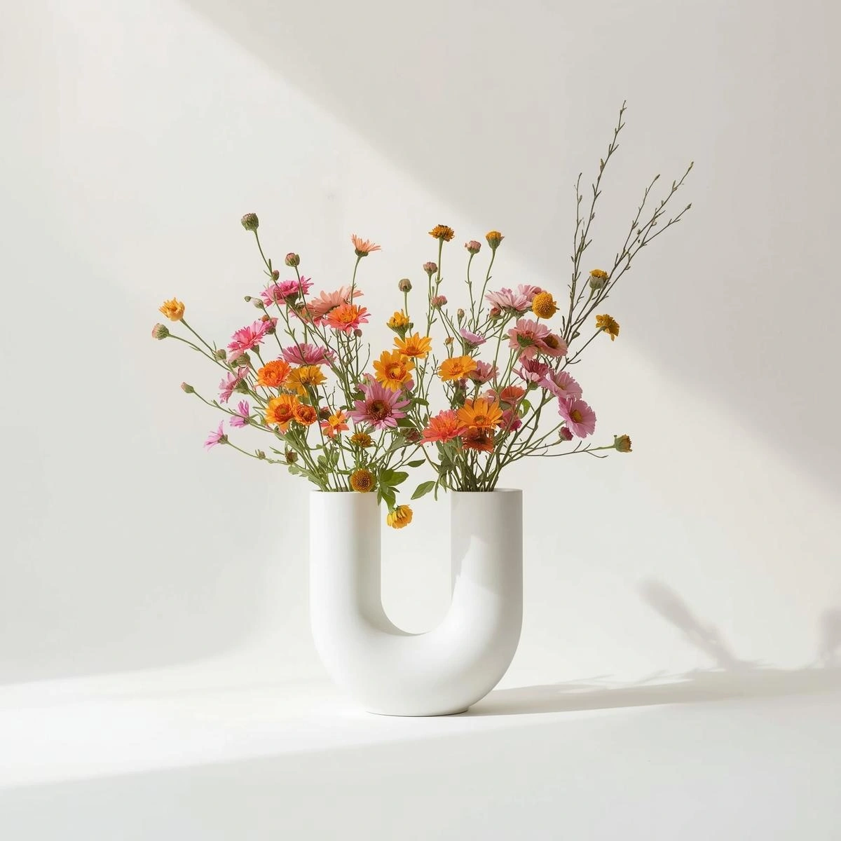 onyx spire vase with flowers